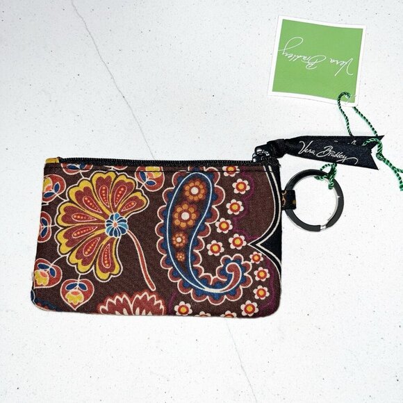 NWT Vera Bradley Insulated Lunch Tote and ID Case Wallet Cafe Latte Set - Picture 3 of 8